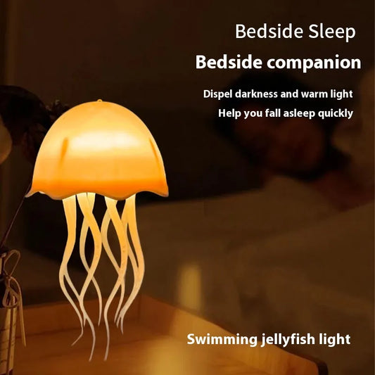 LumiFloat™ Jellyfish Lamp – USB Colorful Voice-Controlled