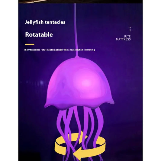 LumiFloat™ Jellyfish Lamp – USB Colorful Voice-Controlled