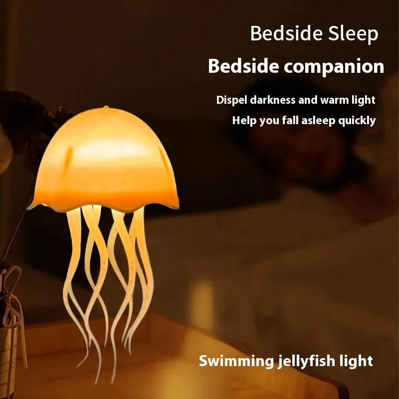LumiFloat™ Jellyfish Lamp – USB Colorful Voice-Controlled