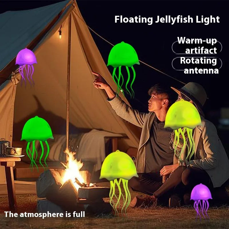 LumiFloat™ Jellyfish Lamp – USB Colorful Voice-Controlled