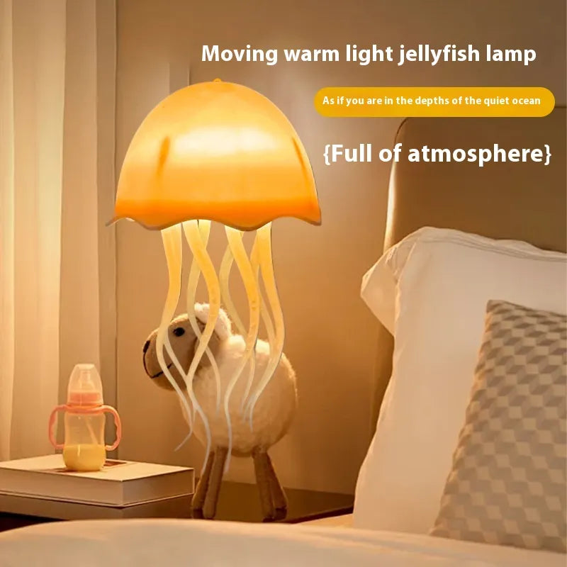 LumiFloat™ Jellyfish Lamp – USB Colorful Voice-Controlled